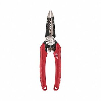 MILWAUKEE Wire Stripper 7-3/4 L Strip/Cut ASME, 52AY46