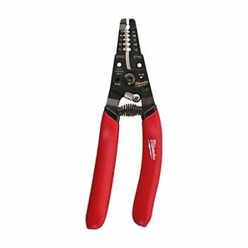 MILWAUKEE Wire Stripper 7-1/8 L 20 to 12 AWG ASME, 52AY49