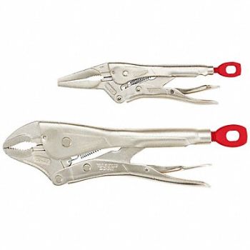 MILWAUKEE Locking Plier Sets Ergonomic 2 Pcs, 52AY50