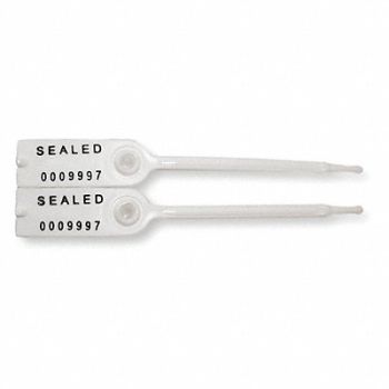TYDENBROOKS Tote Seal 5 L White 7 Digits PK50, 52AZ83