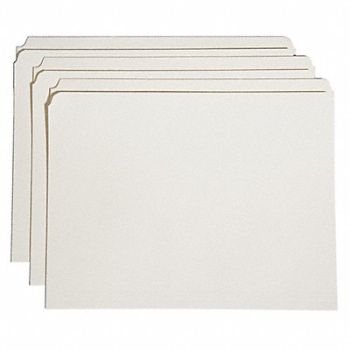 ABILITY ONE File Folders Manila 8-1/2 H x 11 W PK100, 52CA22