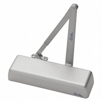 GRAINGER APPROVED Door Closer Silver Painted 13 Housing L, 52JP88