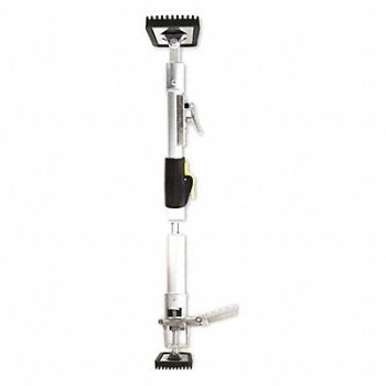 E-Z UP Dust Containment Pole Silver 20 ft.H PK2, 52CC89