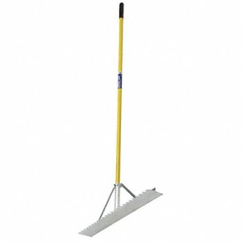 ABILITY ONE Asphalt Lute Aluminum Tines 74 Handle L, 52CD15