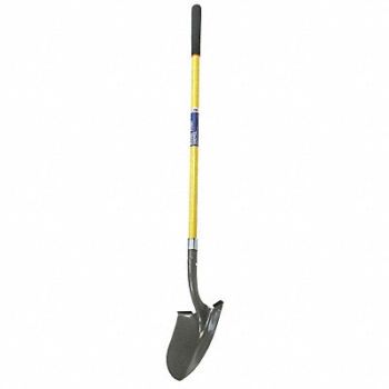 ABILITY ONE Round Point Shovel Closed Back Blade, 52CD17