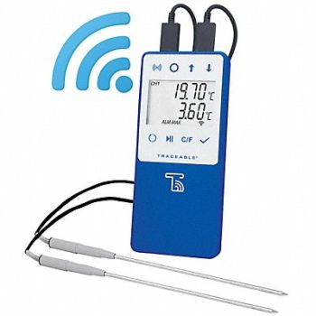 TRACEABLE Data Logging Thermometer WiFi, 52CE44