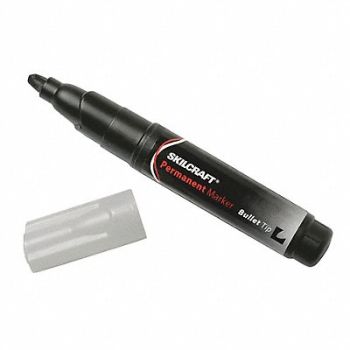 ABILITY ONE Permanent Marker Black Bullet PK12, 52CE58