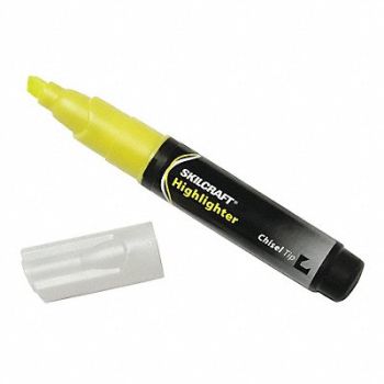 ABILITY ONE Highlighter Yellow PK12, 52CE68
