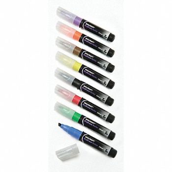 ABILITY ONE Dry Erase Markers Chisel PK8, 52CE74