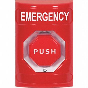 SAFETY TECHNOLOGY INTERNATIONAL Emergency Push Button Red Button SPDT, 52CF92