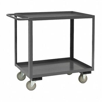 GRAINGER APPROVED Utility Cart 1 200 lb Steel, 9GE64