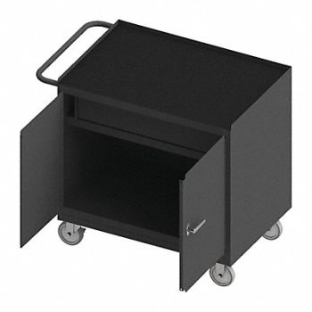 DURHAM MFG Mobile Cab Bench Rubber Mat 36 W 24 D, 52CK73