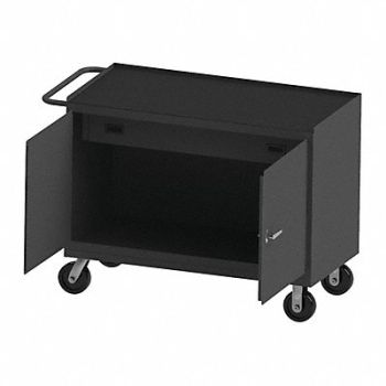 DURHAM MFG Mobile Cab Bench Rubber Mat 48 W 24 D, 52CK76