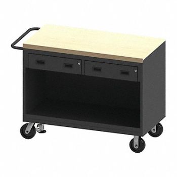 WESTWARD Mobile Workstation Steel 48 L 24 W, 52CK93