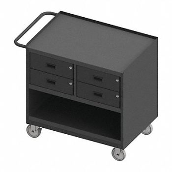 WESTWARD Mobile Workstation 1200 lb 36-3/8 H, 52CL14