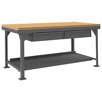 DURHAM MFG Workbench Steel 96 W 36 D, 52CL88