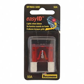 BUSSMANN Automotive Fuse 50A Blade MAX-ID Series, 52CN14