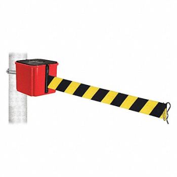 RETRACTA-BELT Belt Barrier 4-1/2 W No Belt Msg. 4 H, 52CY48