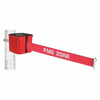 RETRACTA-BELT Belt Barrier 4 H FME Belt Message, 52CY57