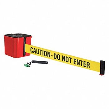 RETRACTA-BELT Belt Barrier Caution Do Not Enter 4 H, 52CZ32
