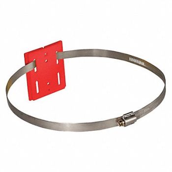 RETRACTA-BELT Wall Mount Plate 1 W Includes Hose Clamp, 52CZ43