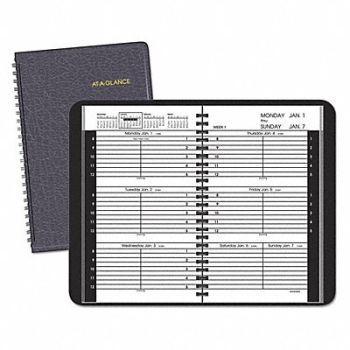 AT-A-GLANCE Planner 4-7/8 x 8 Simulated Leather, 52DN59