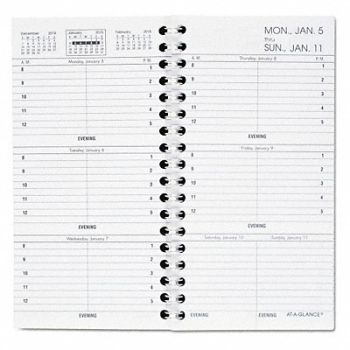 AT-A-GLANCE Desk Calendar Refill 3-1/4 x 6-1/4, 52DN95