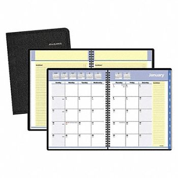 AT-A-GLANCE Planner 6-7/8 x 8-3/4 Black, 52DP21