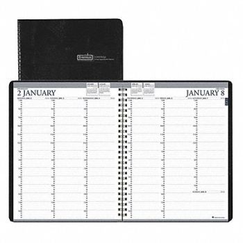 HOUSE OF DOOLITTLE Planner 8-1/2 x 11 Simulated Leather, 52DP90