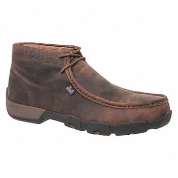 JUSTIN ORIGINAL WORKBOOTS Chelsea Boot 14 W Brown Steel PR, 52EF32