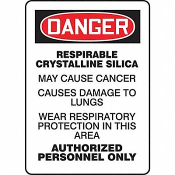 ACCUFORM Safety Sign 14 inx10 in Vinyl, 52GY84