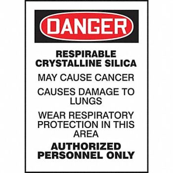 ACCUFORM Safety Label 7 in x 5 in Vinyl PK5, 52GZ04