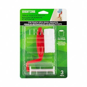 SHUR-LINE Mini Paint Roller Kit 3 L 1/4 Nap, 52GZ10