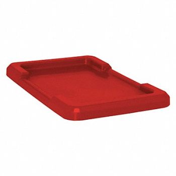 QUANTUM STORAGE SYSTEMS Lid Red Polypropylene 25 1/8 in, 52GZ14