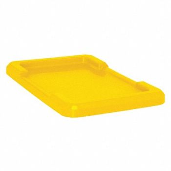 QUANTUM STORAGE SYSTEMS Lid Yellow Polypropylene 25 1/8 in, 52GZ15