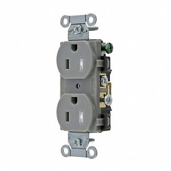 GRAINGER APPROVED Receptacle Tamper Resist. Side Winning, 52HD84
