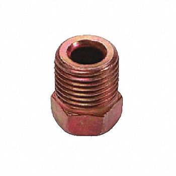SUR R Nut Inverted Flare 3/16 Tube Steel PK4, 52HG79