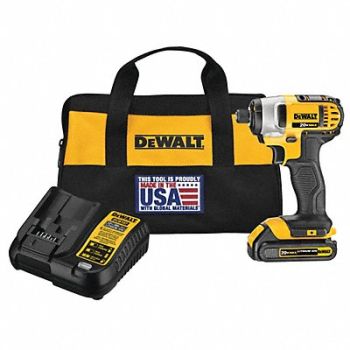 DEWALT Impact Driver Pistol Grip 20VDC, 52HM44