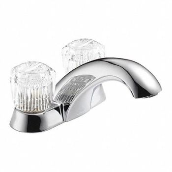DELTA FAUCET COMPANY Low Arc Chrome Delta Delta Commercial, 52HP82