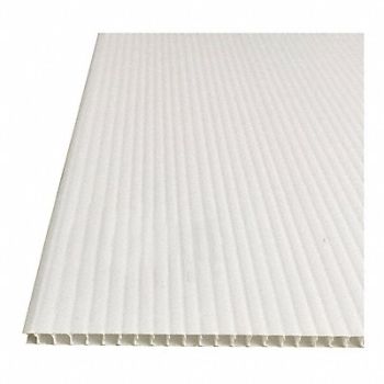 GRAINGER APPROVED Corrugated Sheets 60 W 120 L PK10, 52HT13