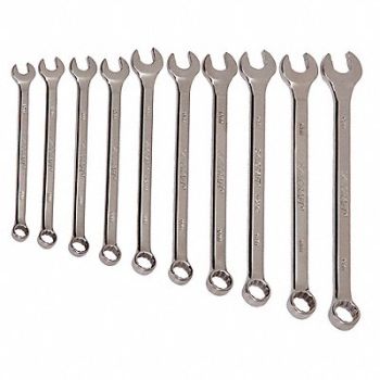 ABILITY ONE Combo Wrench St Steel Polish Stnrd Ofst, 52HT91