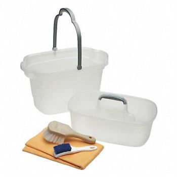 ABILITY ONE Bucket Set 4 gal White, 52HT98