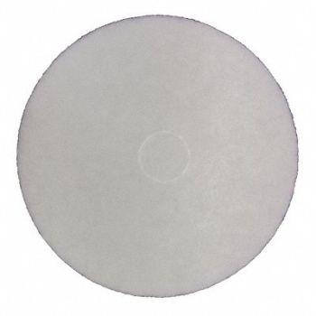 ABILITY ONE Polishing Pad White Size 12 PK5, 52HU12