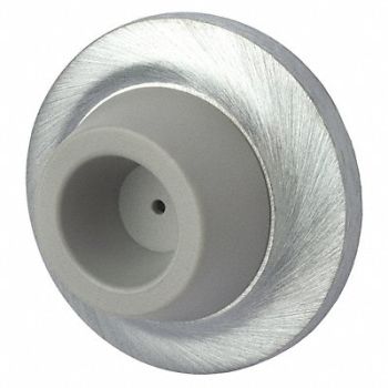 ROCKWOOD Concave Door Stop with Bumper Gray 1 H, 52HU32