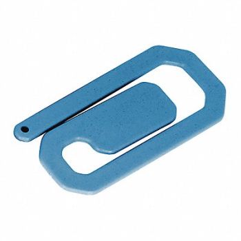 DETECTAMET INC. Paper Clip L Size Blue PK30, 52HV78