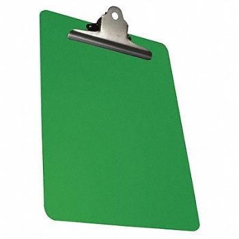 DETECTAMET INC. Clipboard Letter Size Plastic Green, 52HW06