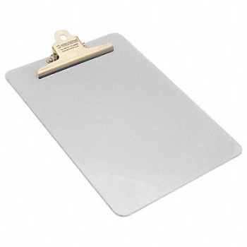 DETECTAMET INC. Clipboard Letter Size Plastic White, 52HW11