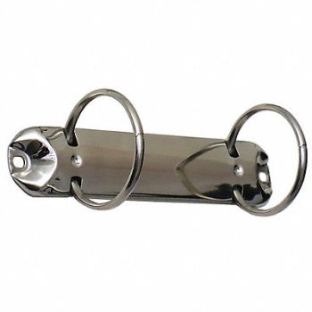DETECTAMET INC. 2-Ring Binder 2 Silver PK10, 52HW34