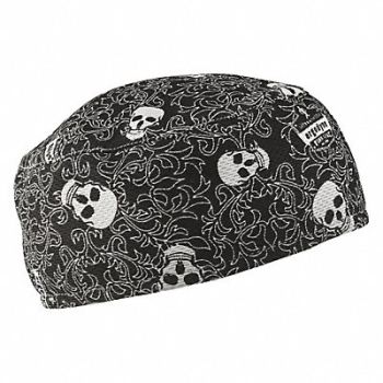 CHILL-ITS BY ERGODYNE High Performance Cap Black/White, 52HZ91