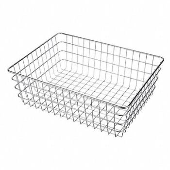 MARLIN STEEL WIRE PRODUCTS Storage Basket Rectangular Steel, 52JA72